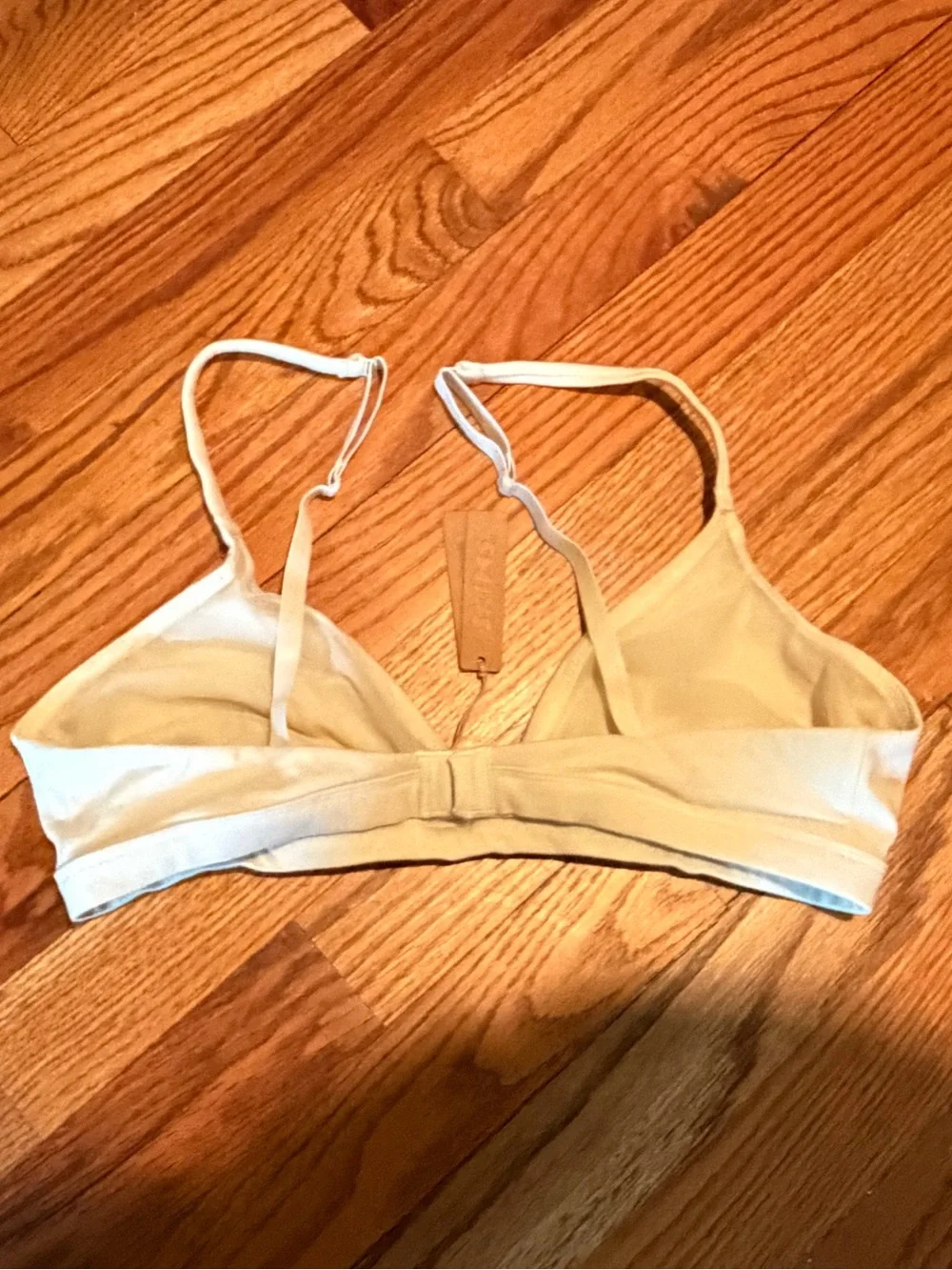 SKIMS Cotton Jersey Triangle Bralette - Bone - Picture 7 of 11